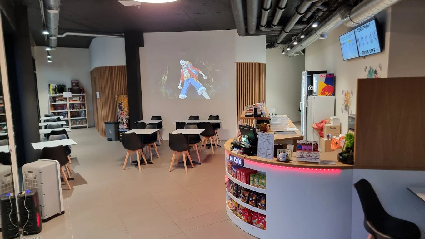 Espace de jeu du Subarashii Manga Café à Genève