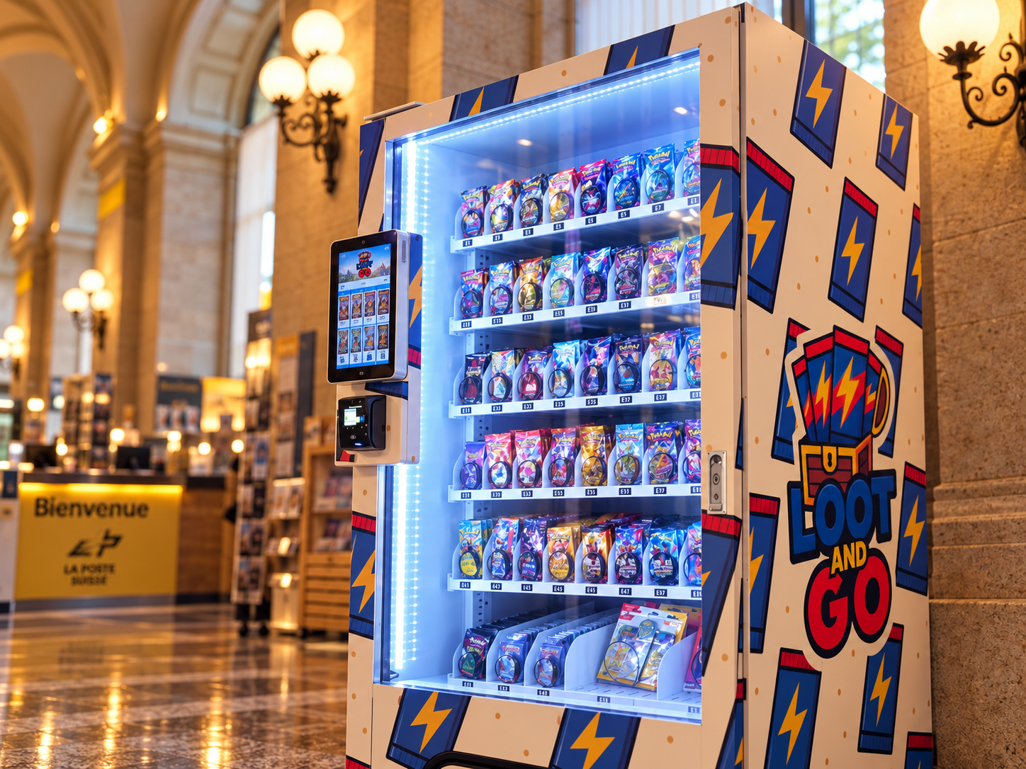 Distributeur Loot&GO à La Poste du Mont-Blanc